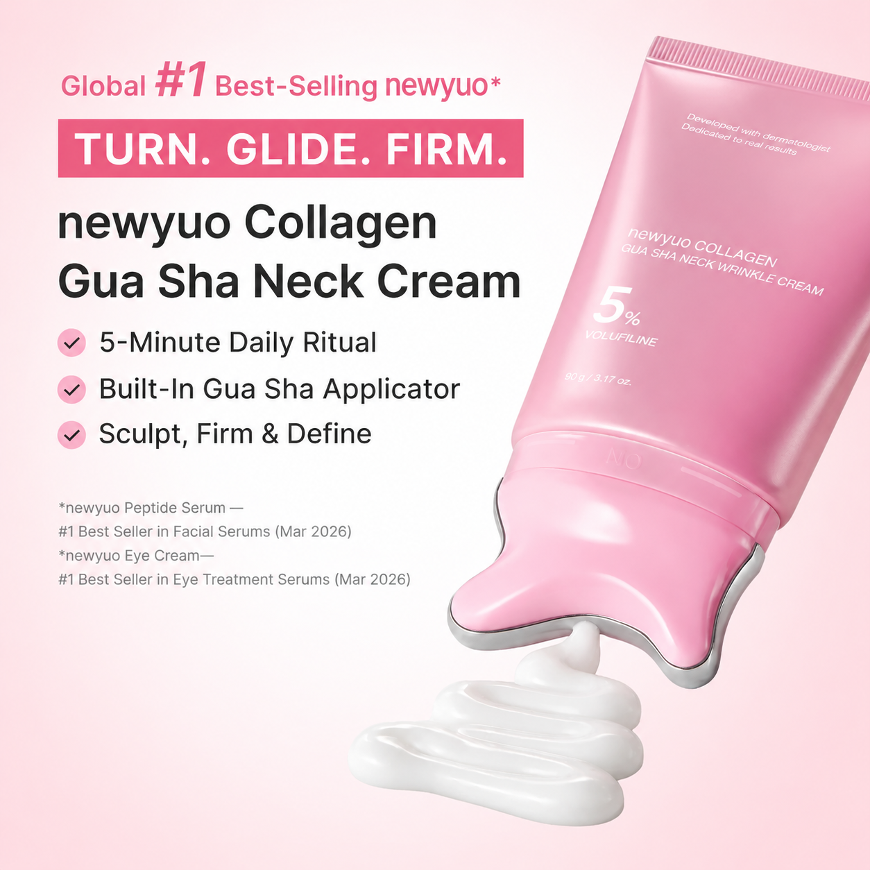 Newyuo Collagen Gua Sha Neck Firming Cream