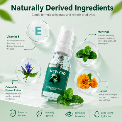 NEWYUO Lutein Eye Comfort Spray with Calendula & Vitamin E
