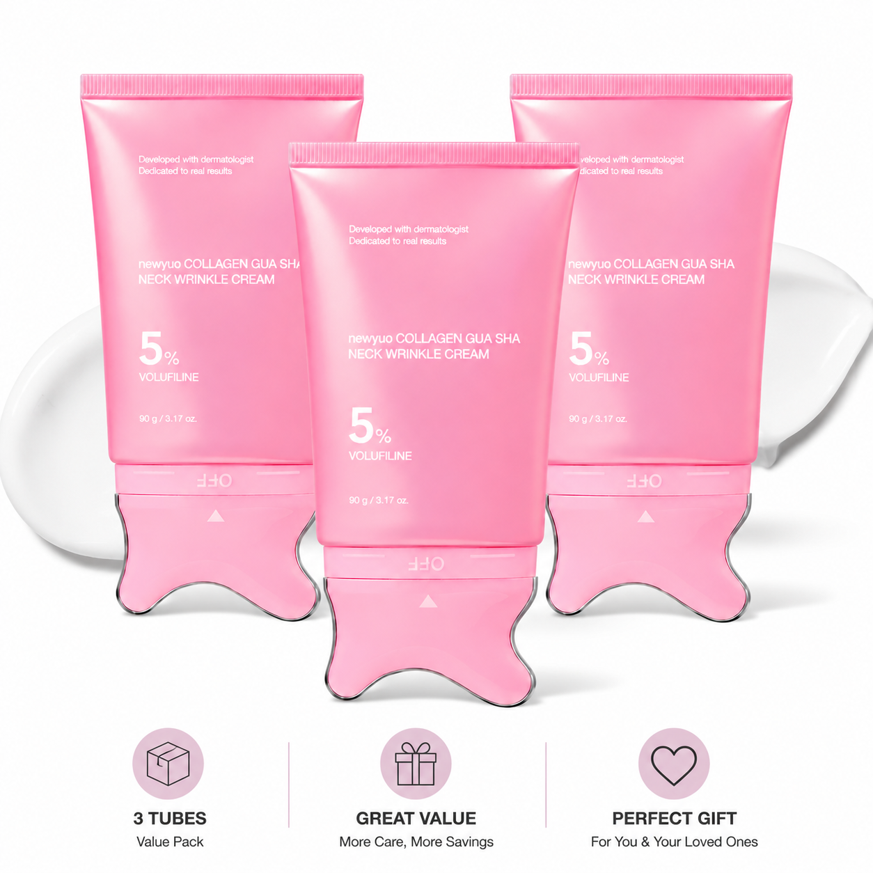 Newyuo Collagen Gua Sha Neck Firming Cream